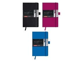 Herlitz 11369097 - Blau - A5 - 96 Blätter - 80 g/m² - Kariertes Papier - Universal