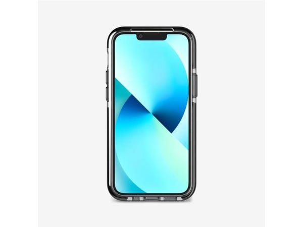 Tech21 Evo Check, Suojus, Apple, iPhone 13 mini, 13,7 cm (5.4"), Musta, Läpinäkyvä
