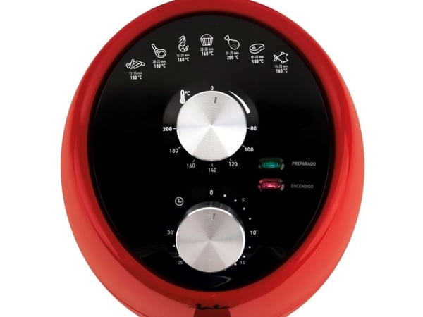 JATA JEFR1222, Varmluftsfrityr, 2 l, 80 °C, 200 °C, 30 min, Single/enkelt