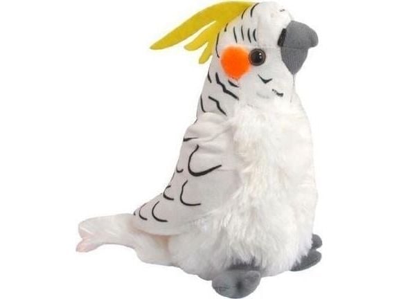 Beppe kosedyr papegøye nymfe hvit 17 cm