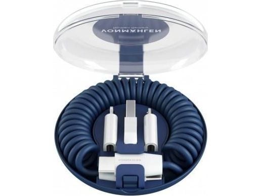 Vonmählen allroundo c, 0,75 m, USB C, USB C, USB 2.0, 0,48 Gbit/sek, Blå