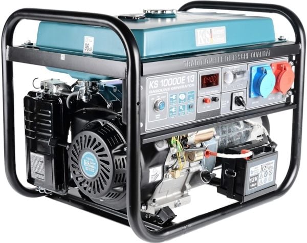 KÖNNER &amp; SÖHNEN BENSIINIGENERAATTORI 7,5KW 230/400V SÄHKÖSTARTTI AVR VST KS10000E1/3