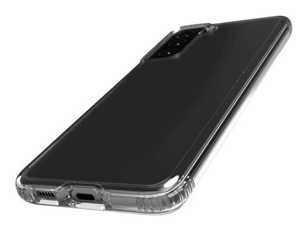 Tech21 Evo Clear - Baksidedeksel for mobiltelefon - antimikrobielt - blank - for Samsung Galaxy S21+ 5G