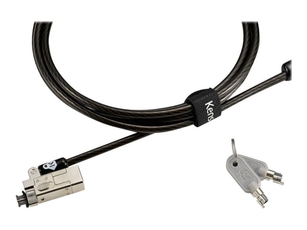 Kensington Slim NanoSaver 2.0 Keyed Laptop Lock - Sikkerhetskabellås - 1.8 m