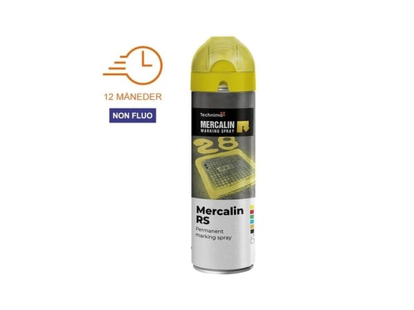 MERCALIN varumärke spray RS 500 ml. GUL - 1859108