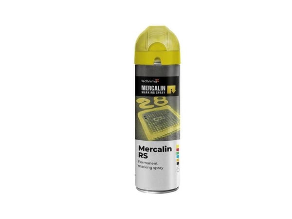 MERCALIN varumärke spray RS 500 ml. GUL - 1859108