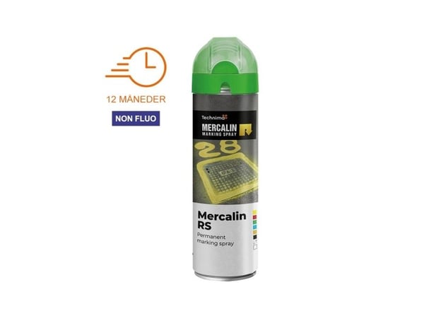 MERCALIN mærkespray RS 500 ml. GRØN - 1859110
