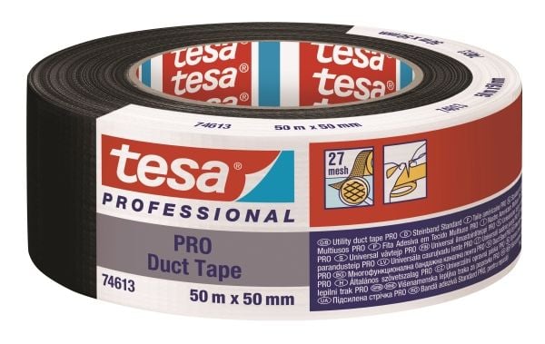 Gaffatape, TESA 74613, 50 mm x 50.00 m samlet tykkelse 175 µm kernediameter: 76 mm, Rulle, polyethyl