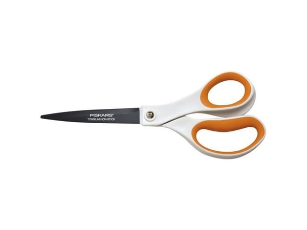 Fiskars 1004721, Vuxen, Rakt snitt, Single, Svart, Orange, Rostfritt stål, Universal, Titan