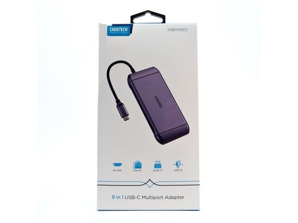Choetech HUB-M15, USB 3.2 Gen 1 (3.1 Gen 1) Type-C, HDMI, RJ-45, USB 3.2 Gen 1 (3.1 Gen 1) Type-A, USB Type-C, VGA, MicroSD (TransFlash), SD, 5000 ...