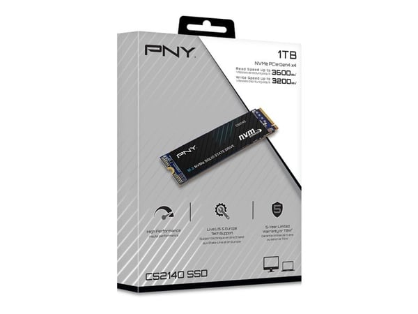 PNY CS2140, 1000 GB, M.2, 3600 MB/s
