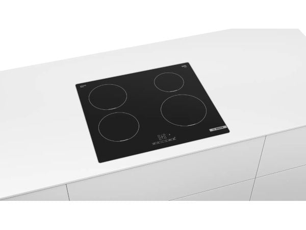 Bosch Serie | 4 PIE611BB5E - Induksjonskomfyrtopp - 4 plater - Nisje - bredde: 56 cm - dybde: 49 cm - uten ramme - svart