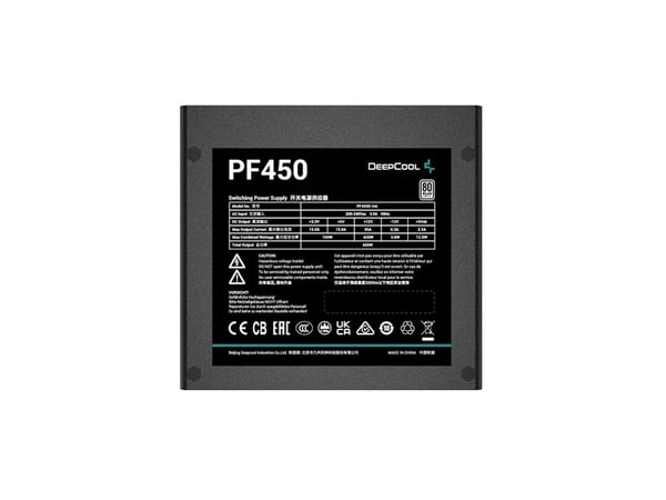 Deepcool | Nätaggregat | PF450 | 450 W
