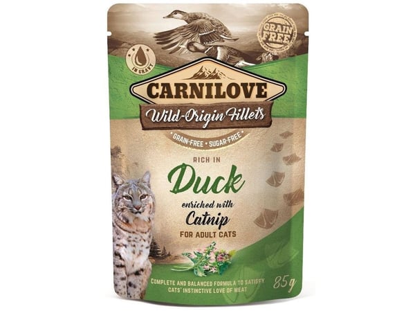 CARNILOVE CARNILOVE CAT p. 85g DUCK & CATNIP