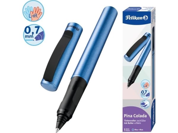 Pelikan 821186, Tynn penn, Blå, Metall, Ambidekstriøs, Europa, 1 stykker