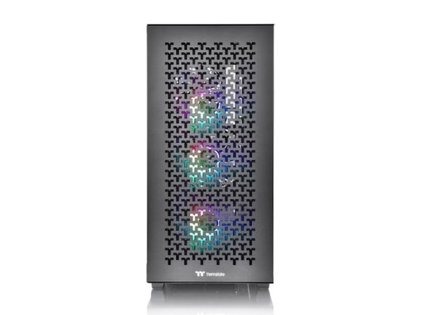 Thermaltake V Series V350 TG ARGB Air - Mid tower - ATX - sidepanel med vindu (herdet glass) - ingen strømforsyning (PS2) - svart - USB/lyd