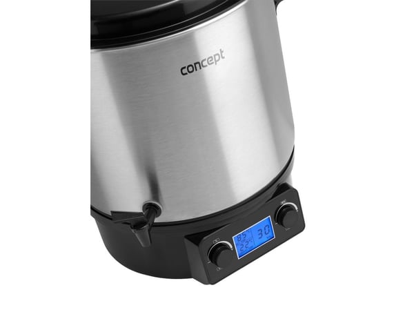 Concept ZH0040, 27 l, 30 ° C, 100 ° C, Rostfritt stål, 2 h, LCD