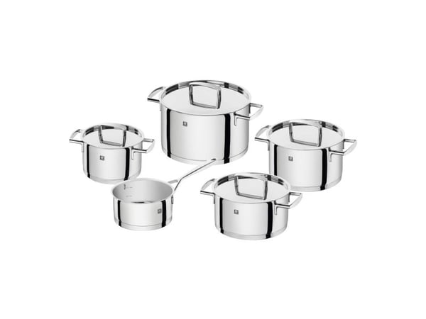 Zwilling Passion - Pot set - 5 artiklar - silver