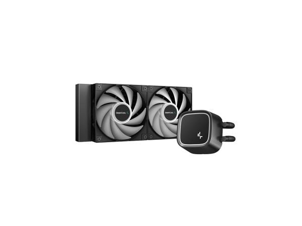 Deepcool LE500 Marrs - Væskekjølesystem for prosessor - (for: LGA1155, LGA1150, LGA1151, AM4, LGA1200, LGA1700, AM5) - kobber - 120 mm - svart