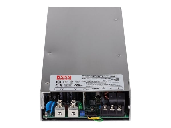 TRENDnet TI-RSP100048 - Nätaggregat (kan monteras i rack) - AC 100-240 V - 1000 Watt - aktive PFC - 4U - 19" - TAA-kompatibel