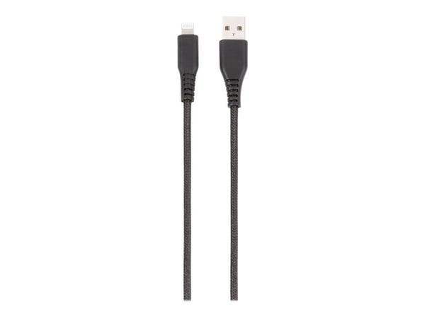 Vivanco LongLife, 1,5 m, Lightning, USB A, Uros, Uros, Musta