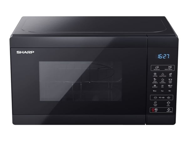 Sharp YC-MG02E-B - Mikrovågsugn med grill - 20 liter - 800 W - svart
