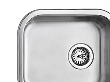 Uni køkkenvask 34x40 - køkkenvask 340x400 mm mat med strainer