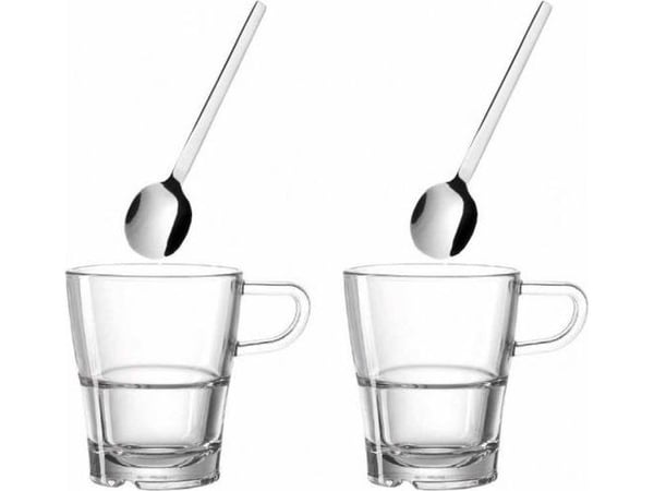 LEONARDO Senso, Ställ, 0,25 l, Brun, Transparent, Glas, Kaffe, Senso