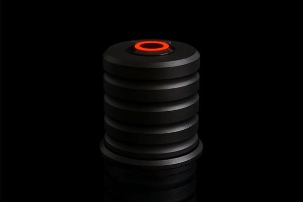 Alphacool 17434, Universell, Trykk-knapp, Aluminium, Svart, Rød, LED