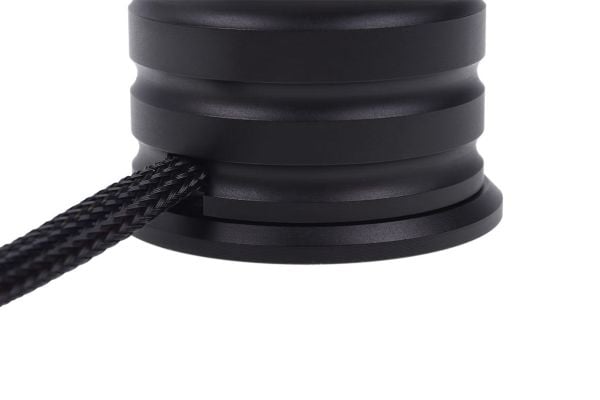 Alphacool 17434, Universell, Trykk-knapp, Aluminium, Svart, Rød, LED