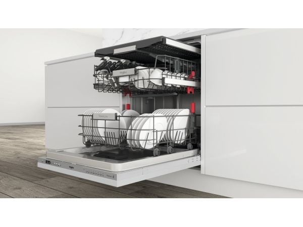 Whirlpool WIO 3T126 PFE, Fullstendig innebygget, Full størrelse (60 cm), Hvit, Knapper, LED, 1,3 m