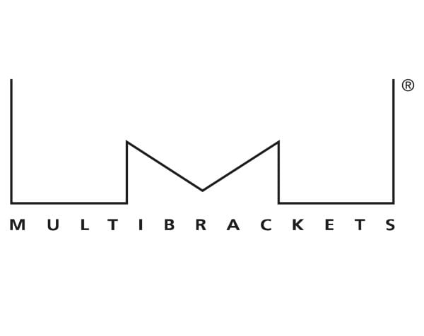 Multibrackets 3564, 139,7 cm (55"), 2,79 m (110"), 200 x 200 mm, 1200 x 900 mm, -45 - 45°, Musta