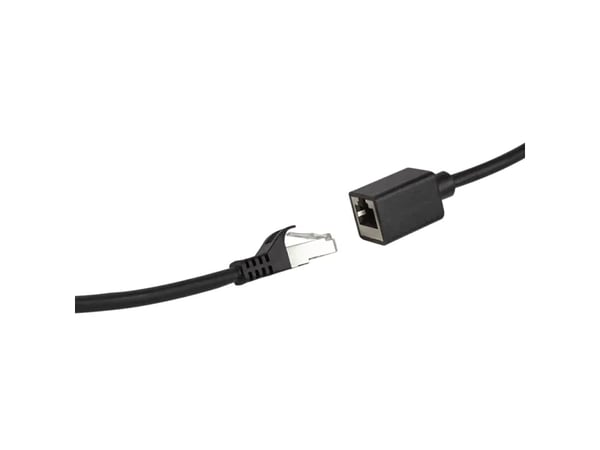 LogiLink CQX033S, 1 m, Cat6a, S/FTP (S-STP), RJ-45, RJ-45, Sort