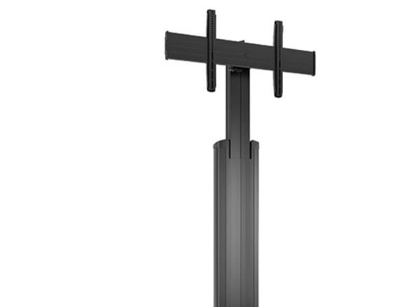 Chief Fusion Large Height-Adjustable Floor Stand Display Mount - For Displays 42-86" - Black - Stativ - for flatpanel - svart - skjermstørrelse: 40...
