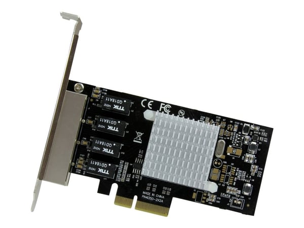 StarTech.com ST4000SPEXI, Sisäinen, Langallinen, PCI Express, Ethernet, 2000 Mbit/s, Musta, Metallinen