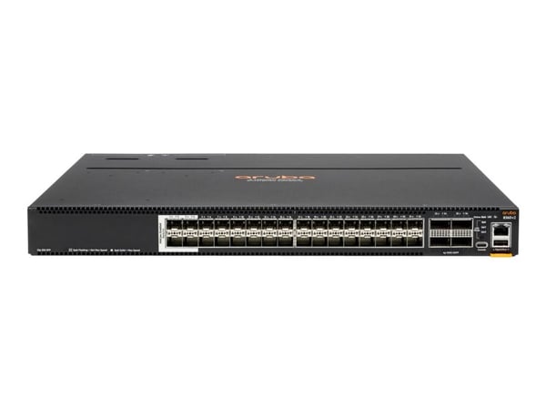 HPE Aruba CX 8360-32Y4C - Kytkin - L3 - Hallittu - 32 x 1/10/25 Gigabit Ethernet SFP / SFP+ / SFP28 + 4 x 40/100 Gigabit QSFP+ / QSFP28 - edestä ta...
