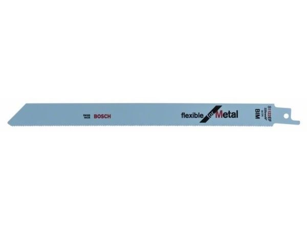 Bosch flexible for Metal S 1122 EF - Sagblad - for rør, blikk, profiles - lengde: 225 mm - bredde: 19 mm (en pakke 5)