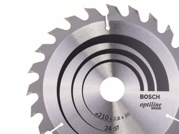 Bosch RUNDSAVKLINGE OPTILINE 210X2,8X30MM 24T