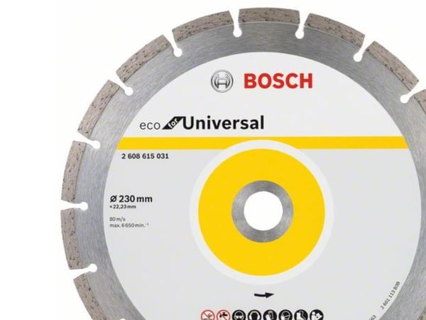 Bosch 2 608 615 031, Tørrkutting, Murstein, Betong, Stein, Flis, 2,22 cm, 23 cm, 2,6 mm, 1 stykker