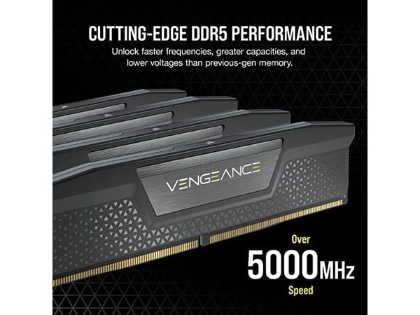 CORSAIR Vengeance - DDR5 - sett - 32 GB + 2 x 16 GB - DIMM 288-PIN - 6200 MT/s / PC5-49600 - CL36 - 1,3 V - sortering