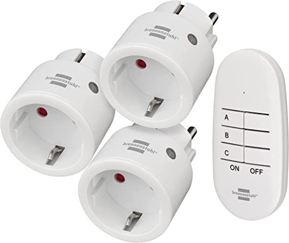 Brennenstuhl 1507070, Hvit, 25 m, IP20, 150 mm, 130 mm, 55 mm
