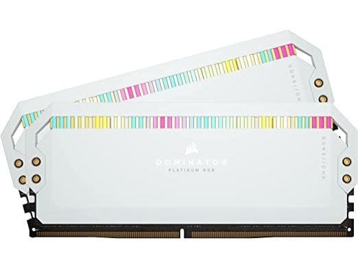 CORSAIR Dominator Platinum RGB - DDR5 - sett - 32 GB: 2 x 16 GB - DIMM 288-pin - 6200 MHz / PC5-49600 - CL36 - 1.3 V - hvit
