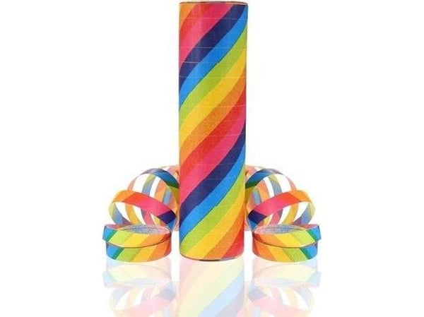 GoDan serpentin - virvlende farger - 4 m - 1 stk - universell