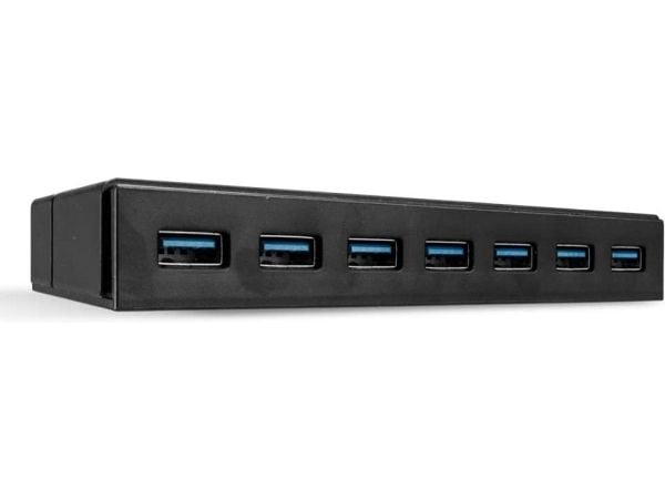 Lindy 43228, USB 3.2 Gen 1 (3.1 Gen 1) Type-A, USB 3.2 Gen 1 (3.1 Gen 1) Type-A, USB 3.2 Gen 1 (3.1 Gen 1), 5000 Mbit/s, Svart, Plast