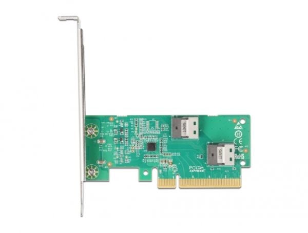 Delock - Lagringskontroller - U.2 NVMe - lav profil - PCIe 4.0 x8