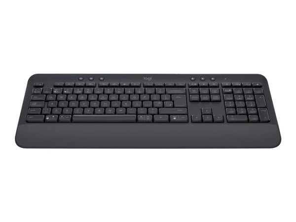 Logitech Signature K650 - Tastatur - trådløs - Bluetooth 5.1 - AZERTY - Nederlandsk - grafitt