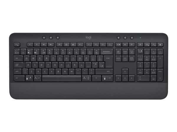 Logitech Signature K650 - Tastatur - trådløs - Bluetooth 5.1 - AZERTY - Nederlandsk - grafitt