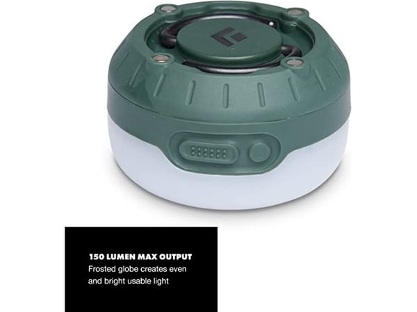 Black Diamond Moji R+ Lantern, USB powered camping lantern, Grønn, Hvit, Hengekrok/magnet, IPX4, 200 lm, LED