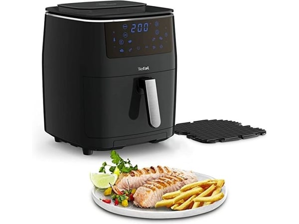 Tefal FW201815 Easy Fry Grill & Steam - Varmluftfrityrkoker/grill/dampkoker - 6.2 liter - 1.7 kW - svart