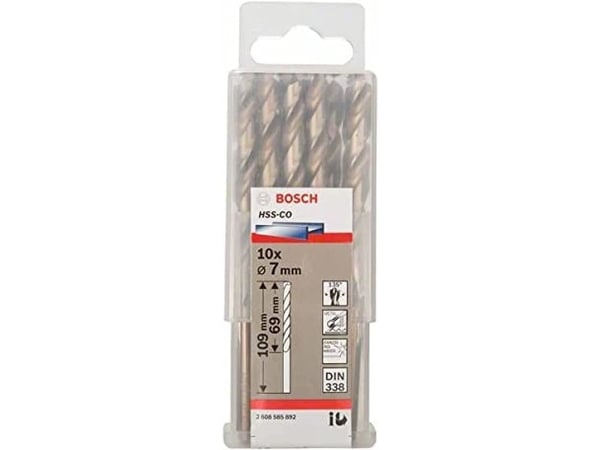 Bosch METALBOR HSS-CO S 7X109MM 10 STK